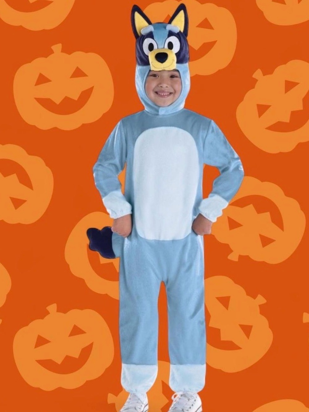 Bluey Halloween Hooded Kids 4T-6T Costume Onesie
